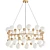 Milk Bubble Ring Chandelier - Exquisite Elegance 3D model small image 1