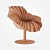 Bloom Club Chair by Kenneth Cobonpue 3D model small image 3