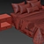 3DMax Bed: Modern Design, High-Quality 3D model small image 3