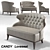Sweet Cozy Seating: MUNNA_CANDY Loveseat 3D model small image 1