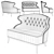 Sweet Cozy Seating: MUNNA_CANDY Loveseat 3D model small image 2