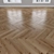 Oak Parquet: Herringbone, Linear & Chevron 3D model small image 2