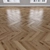 Oak Parquet: Herringbone, Linear & Chevron 3D model small image 3