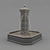 Versatile Garden Fountain 3D model small image 2