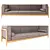 Modern Wind Sofa in 260x82x74 cm 3D model small image 1