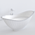 Elegant Pietraluce Freestanding Bathtub 3D model small image 3