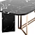 Sleek Plinto Meridiani Table 3D model small image 3