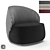 Sleek Pipe Lounge Chair 3D model small image 1