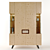 Bravos Collection Cupboard | 1350mm x 1950mm x 450mm 3D model small image 1
