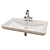 Modern Mixer Set: Sleek Washbasin 3D model small image 2