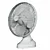 Stylish Vornado Silver Swan Alchemy Fan 3D model small image 3