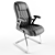 Sleek Leather Office Chair 3D model small image 2