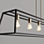 Minimalist Island Chandelier 3D model small image 3