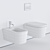 Elegant Meg11 Wall-Hung WC 3D model small image 3