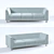 OM Evolution 3-Seat Sofa | Russian-Made 3D model small image 1