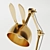 Emily & Meritt Bunny Lamp 3D model small image 2