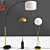 Contemporary Floor Lamps Set 3D model small image 1