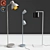 Modern Set of 3 Floor Lamps 3D model small image 1