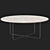 Pearl Perfection: Cattelan Italia Vinyl Side Table 3D model small image 1