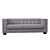 Elegant Velvet Sofa - Luxurious and Comfortable 3D model small image 2