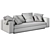 Luxury Minotti Yang Sofa 3D model small image 3