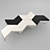 Hexagon Metal Work Table 3D model small image 2