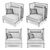 ZENS Corner Armchair 3D model small image 3