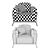 Tara Blush Armchair: Elegant Comfort for Your Home 3D model small image 3