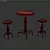 Elegant Dining Set: Table & Chair 3D model small image 3