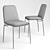Contemporary Tadao Dining Chair 3D model small image 2