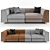 Laskasas Harry: Luxury Comfort in Every Seating 3D model small image 3