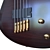 Schecter Riot-5 Bch: Powerful 5-String Bass 3D model small image 3