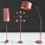 Modern Lighting Floor Lamps Set 3D model small image 2