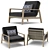 RH Outdoor Mesa Armchair: Refined Elegance for Your Outdoor Oasis 3D model small image 1