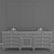 Master Bathroom Furniture Set 3D model small image 3