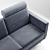 Classic Bonded Leather Loveseat 3D model small image 2