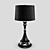 Elegant Odeon Dutch Silver Lamp 3D model small image 1