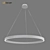 Elegant LED Suspension Light 3D model small image 1