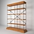 Modern Wooden Bookshelf 3D model small image 2