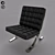 Luxury Leather Armchair: Vray, Corona, FBX Files 3D model small image 1