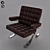 Luxury Leather Armchair: Vray, Corona, FBX 3D model small image 1