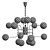 Elegant Crystal Chandelier 3D model small image 3