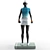 Adidas Women's Tennis Outfit 3D model small image 2