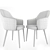 Sleek Dining Chair: Modern Design 3D model small image 2