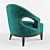 Stylish Saffron Chair | Littlefair London 3D model small image 2