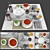 Wooden Food & Drink Prep Set 3D model small image 1