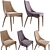 Contemporary Bohr Dining Chair 3D model small image 1