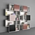 Sleek Book Storage 3D model small image 1