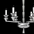 Elegant Delisle Papyrus Chandelier 3D model small image 2