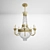 Vintage Elegance: Antique Chandelier 3D model small image 1